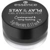 imageessence  Stay ampamp Play Gel Eyeliner Pot  Waterproof Long Lasting Highly Pigmented  Vegan ampamp Cruelty Free 01  Black01  Black