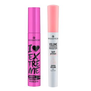imageI Love Extreme Volume Mascara Crazy Volume ampamp Volume Booster Lash Primer Mascara Bundle