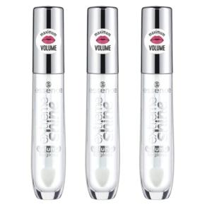 imageessence  3Pack Extreme Shine Volume Lip Gloss  High Shine NonSticky Long Lasting Transparent Lip Gloss  Vegan ampamp Cruelty Free 01  Crystal Clear
