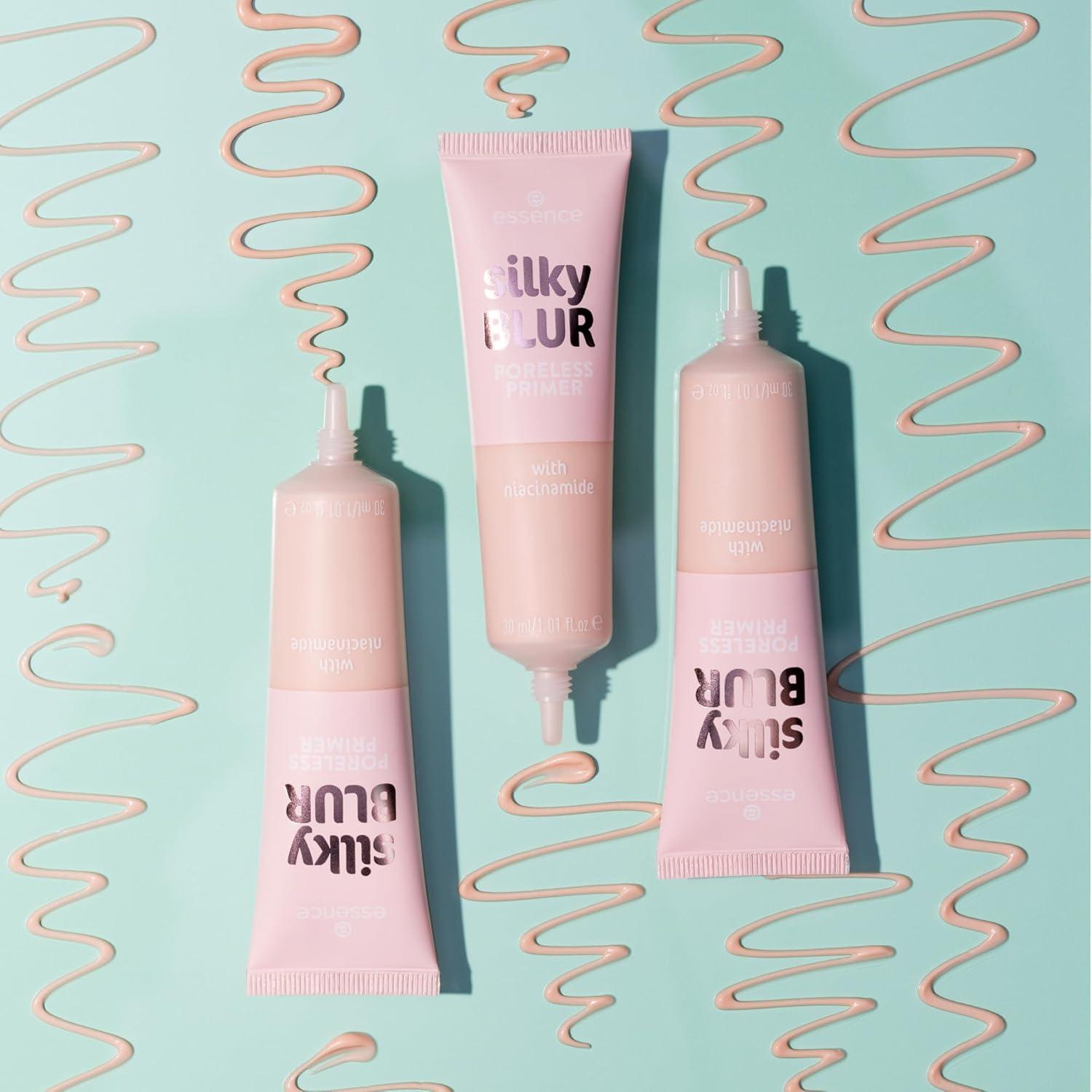 imageessence  Silky Blur Poreless Primer  SkinSmoothing ampamp PoreBlurring Infused with Niacinamide  Vegan ampamp Cruelty Free